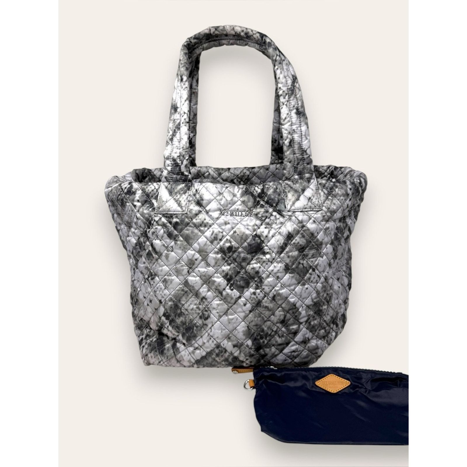 MZ Wallace MZ Wallace Metro Quilted Dip Tie Dye Zippered Tote Bag Multi Size ONE SIZE - 1 Thumbnail