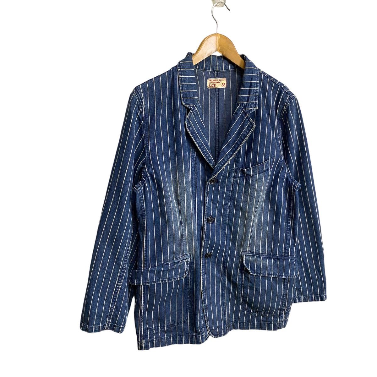 Japanese Brand × Vintage Sky Walk Ranch denim wabash indigo coat Size US M / EU 48-50 / 2 - 2 Thumbnail