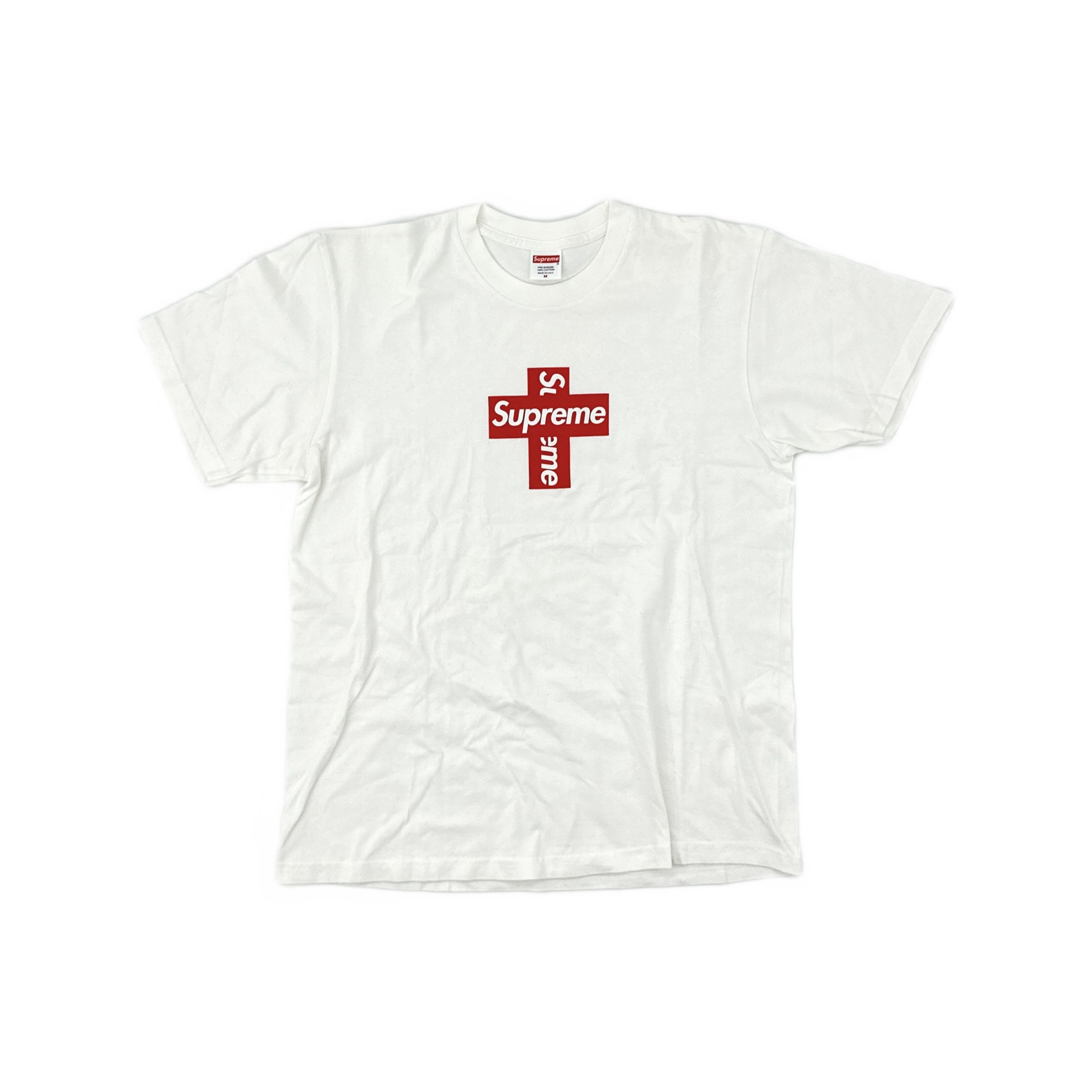 Supreme Supreme Cross Box Logo T-Shirt Size M Size US M / EU 48-50 / 2 - 1 Thumbnail