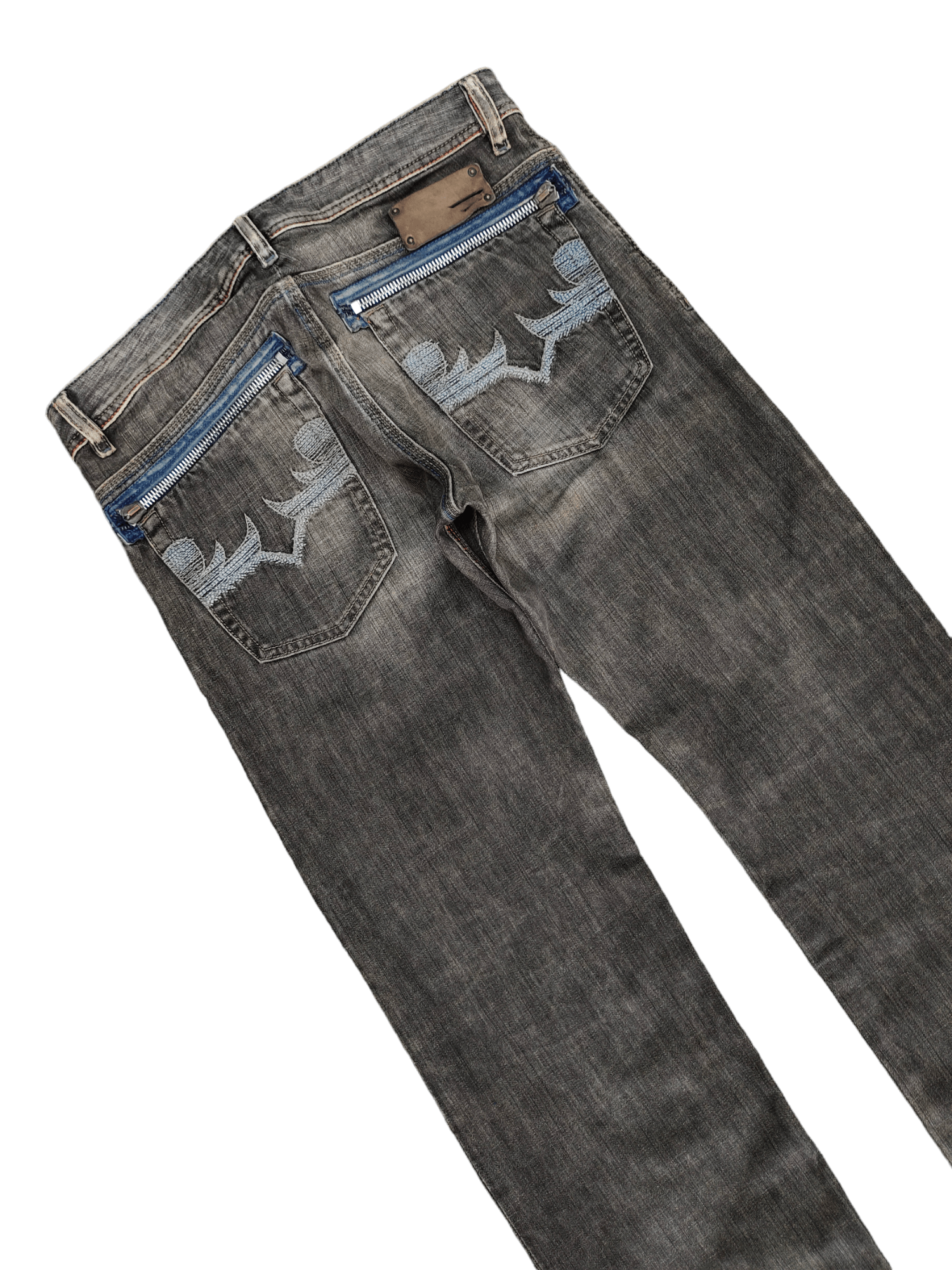 Diesel Vintage Y2k Diesel Native Embroidered Relaxed Denim Pants Size US 32 / EU 48 - 6 Thumbnail