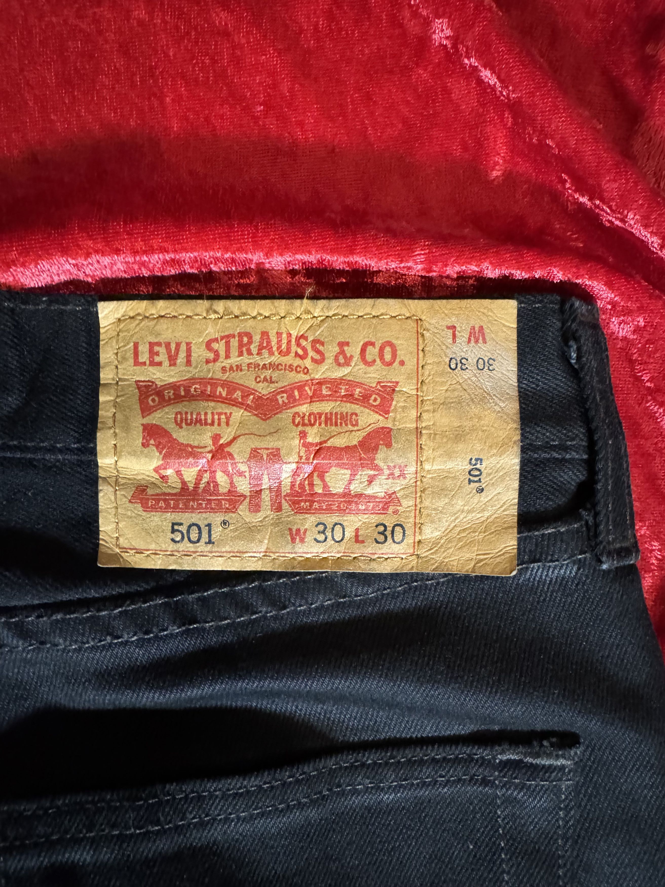 Levi's Levis Peace Bomb Denim Jeans Size US 30 / EU 46 - 3 Thumbnail