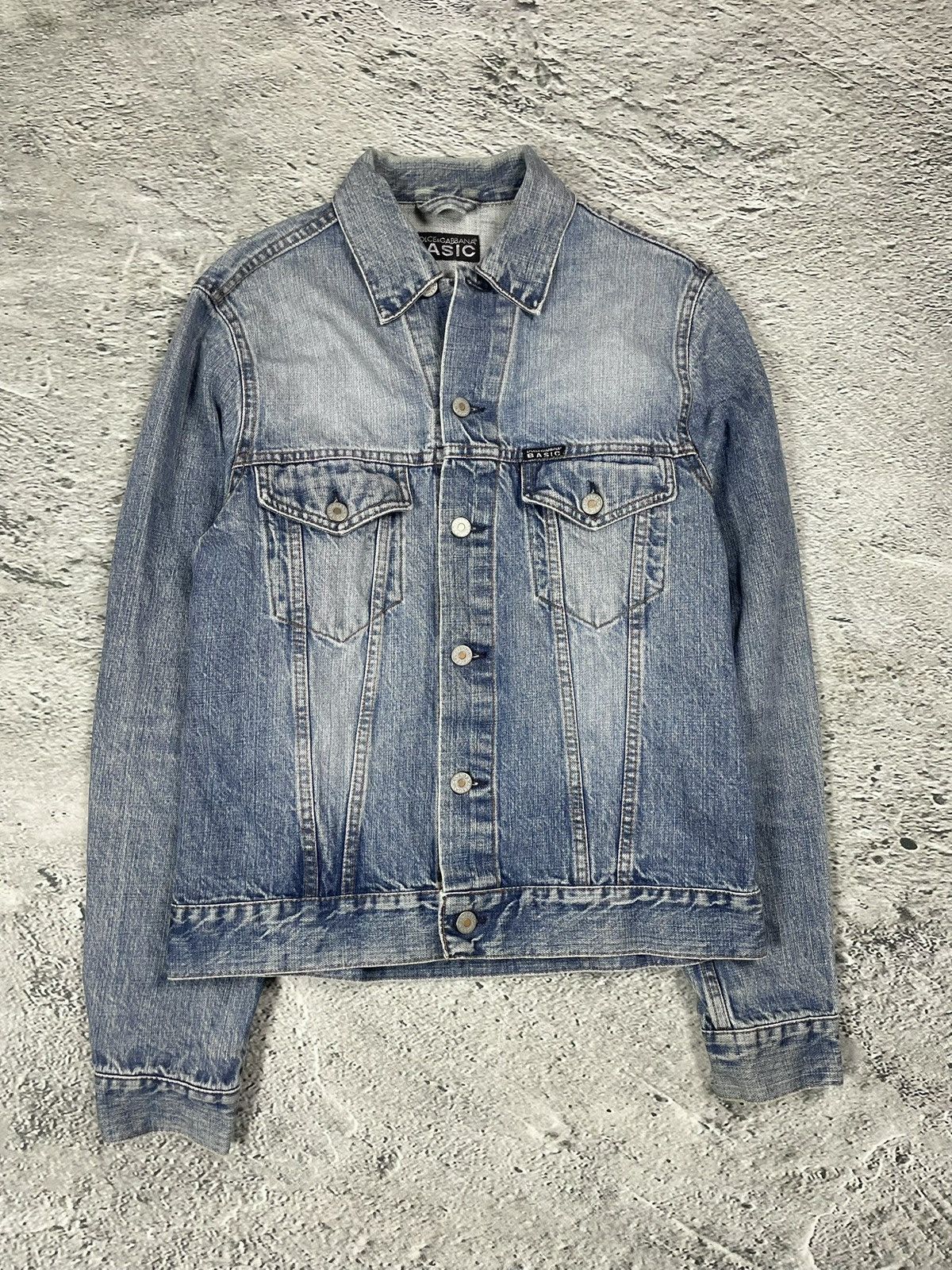 Dolce & Gabbana Dolce Gabbana D&G Basic Denim Jacket blue slim digger Size US L / EU 52-54 / 3 - 1 Thumbnail