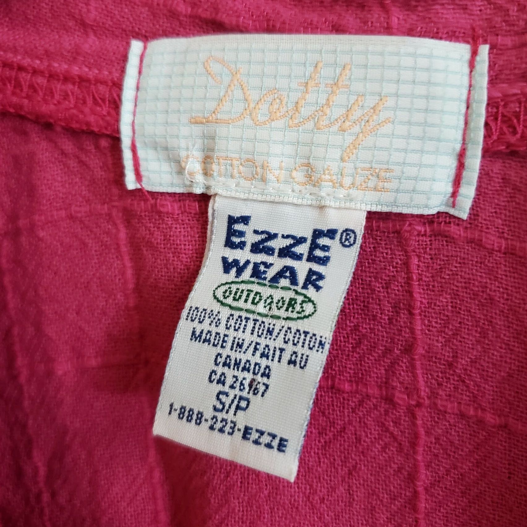 Pinko Ezze Wear Womens Top Sz Small Pink Snap Buttons Short Sleeve Cotton Shirt Size S / US 4 / IT 40 - 5 Thumbnail