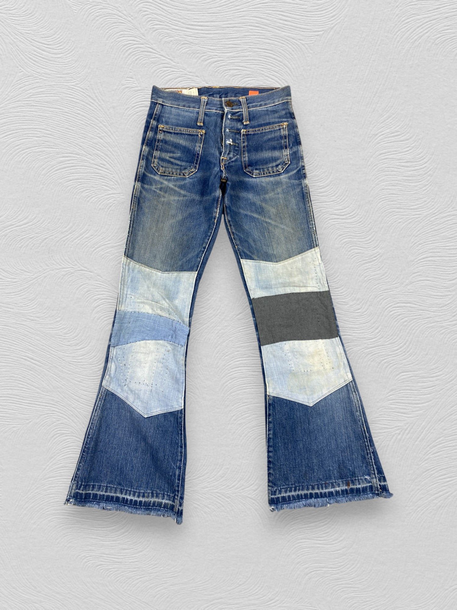 Kapital Vintage Big John Flare kapital style 26x29 Denim- JN3697 Size US 26 / EU 42 - 1 Thumbnail