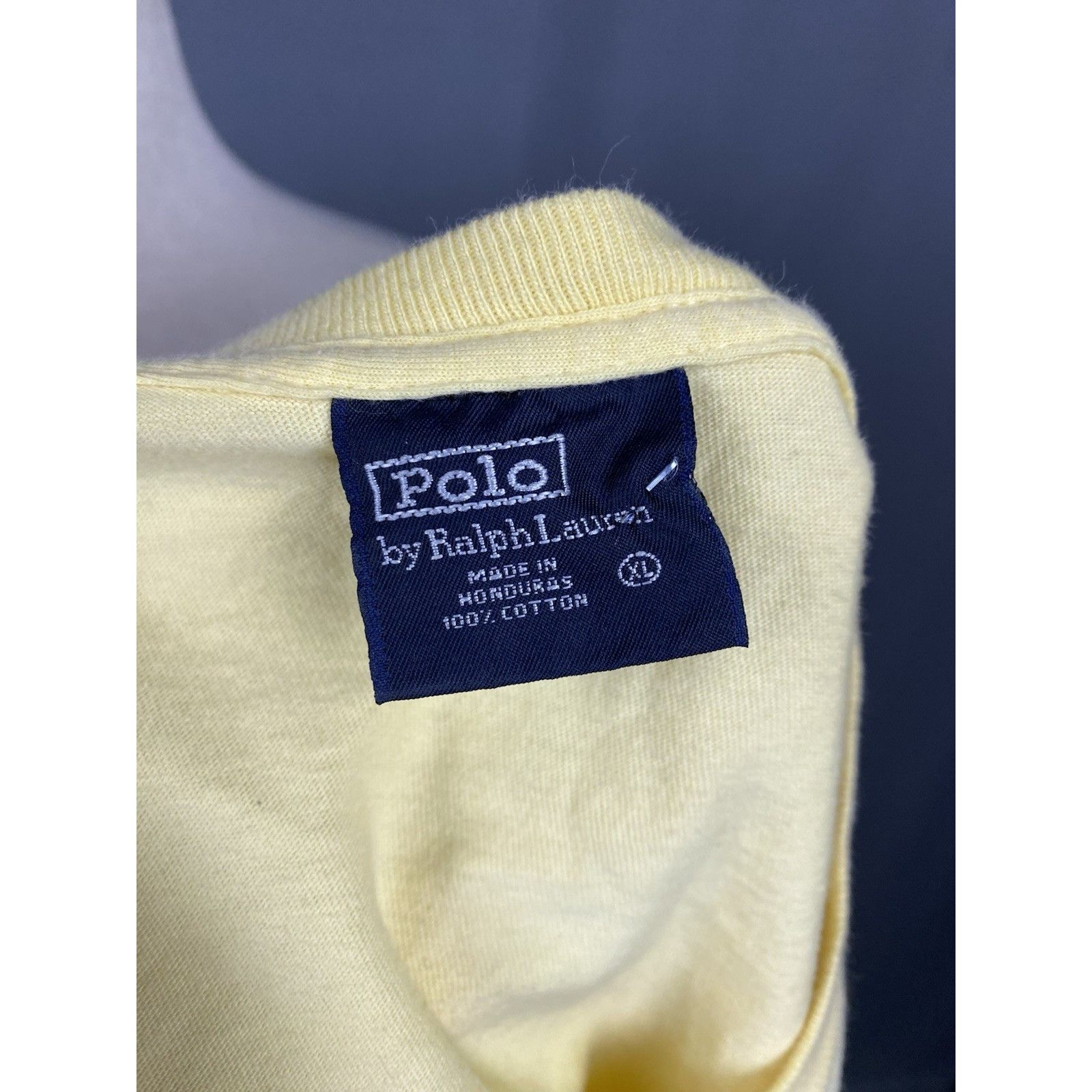 Polo Ralph Lauren Polo Ralph Lauren Bear Vintage Big Logo Men's Yellow T-Shirt Size US XL / EU 56 / 4 - 11 Thumbnail