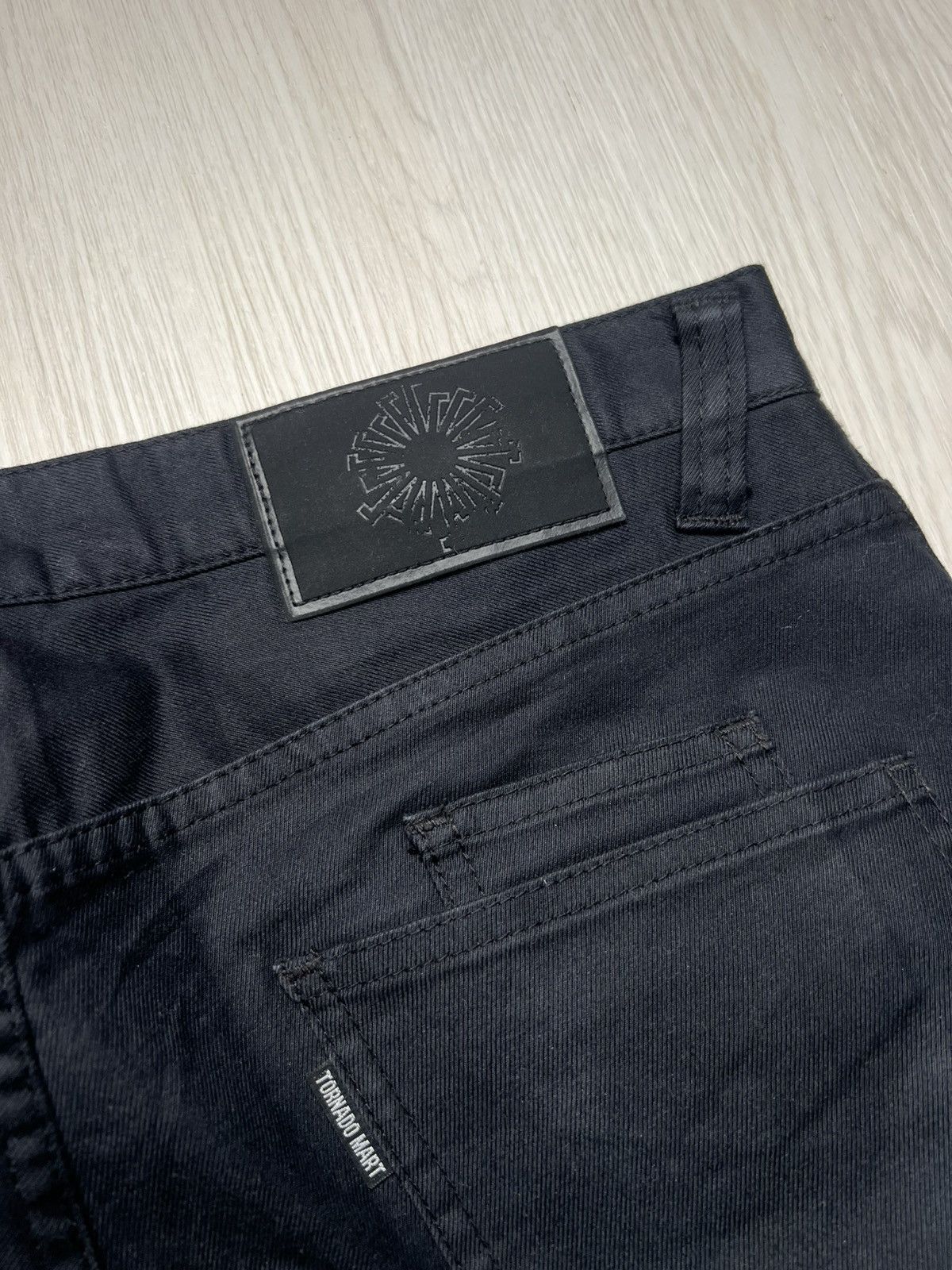 Tornado Mart Tornado Mart Wrinkled Extra Long Boot Cut Pants Size US 31 - 7 Thumbnail