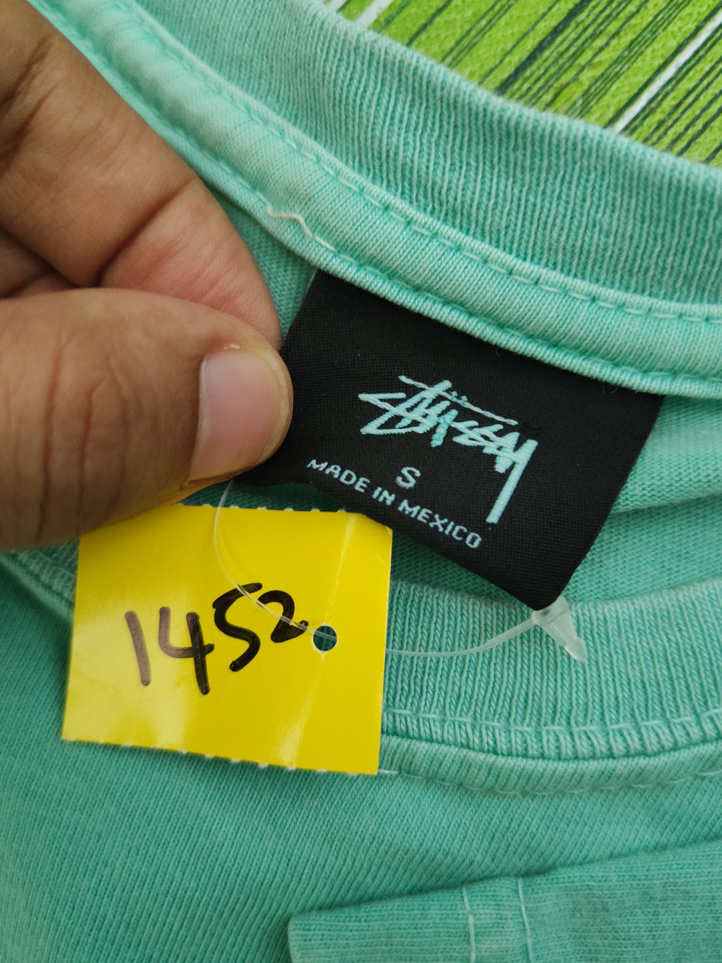 Stussy DL Stussy Turquoise Short Sleeve T-shirt #1452 Size US S / EU 44-46 / 1 - 13 Thumbnail