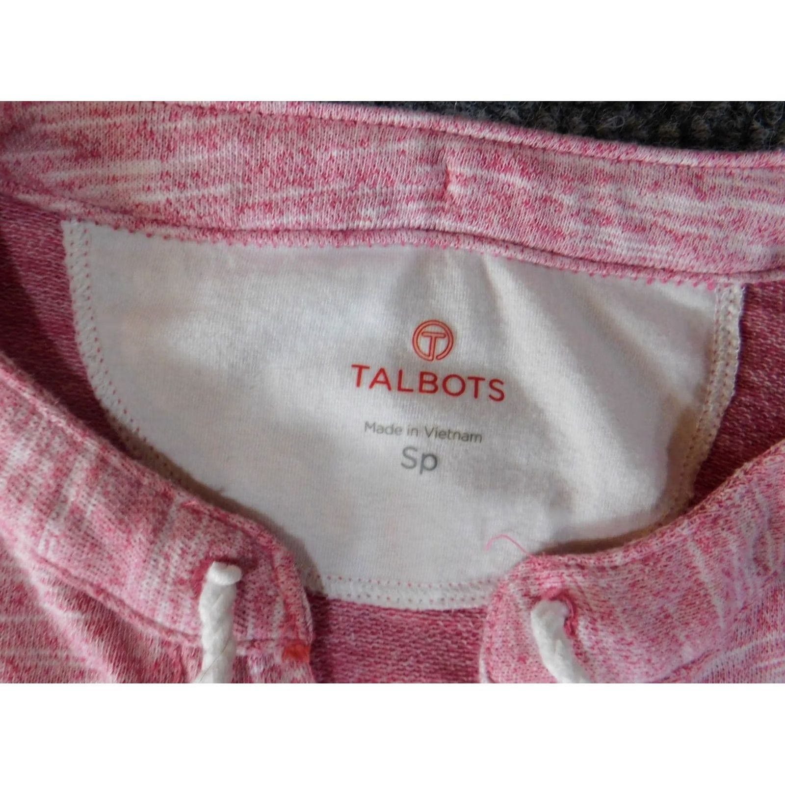 Talbots Talbots Womens Sweater Pullover PS Petite Pink Solid Round Neck Long Sleeve Casual Modern Knit Pullover Cotton Polyester Stretch Mens? Size S / US 4 / IT 40 - 6 Thumbnail