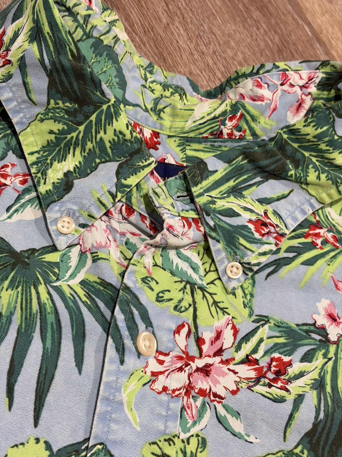 Ralph Lauren Ralph Lauren Shirt Hawaiian Floral Button Front Casual Aloha Size US XXL / EU 58 / 5 - 4 Thumbnail