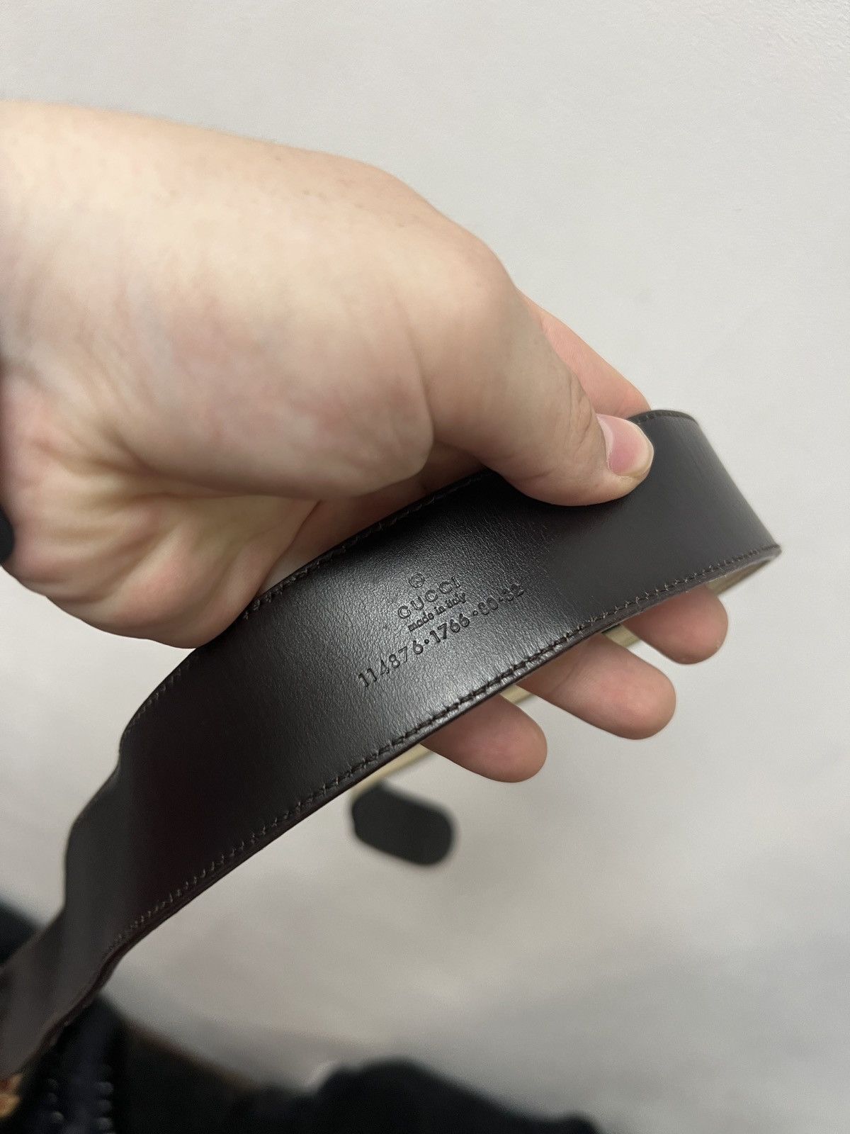 Gucci Gucci Belt Leather Unisex Luxury Size ONE SIZE - 13 Thumbnail