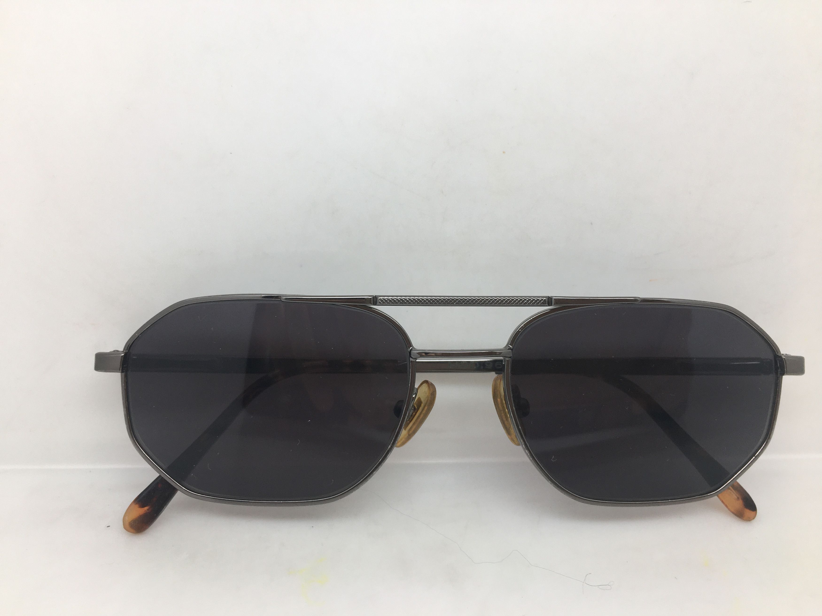 DKNY Dnky Mod 9606 Grey Silver Sunglasses Frame Made in Italy Size ONE SIZE - 8 Thumbnail