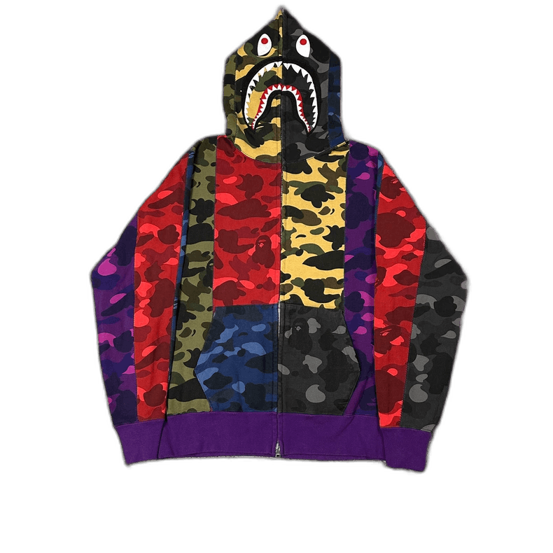 Bape BAPE Camo Shark Zip Hoodie XL Size US XL / EU 56 / 4 - 1 Thumbnail