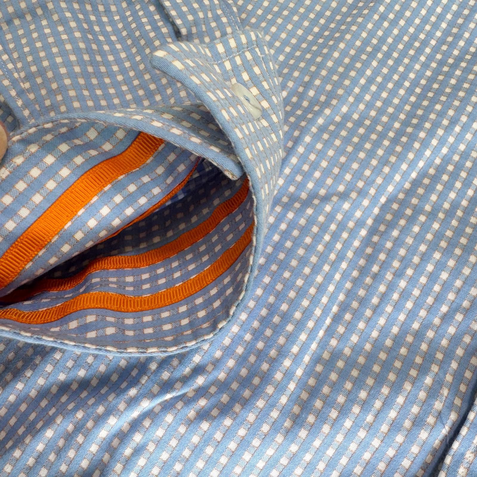 Robert Graham Robert Graham Men's Blue Checkered Dress Shirt Size L Size US L / EU 52-54 / 3 - 8 Thumbnail