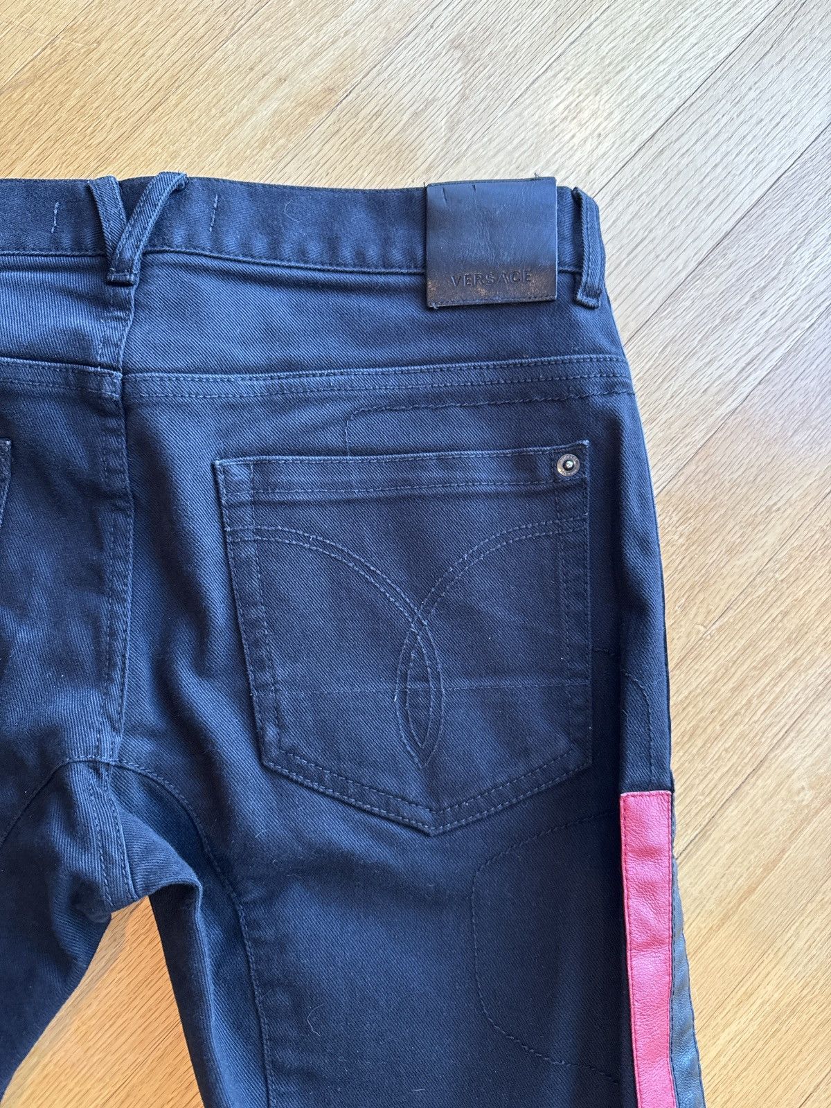 Versace Versace Black Slim Denim Size US 32 / EU 48 - 1 Thumbnail
