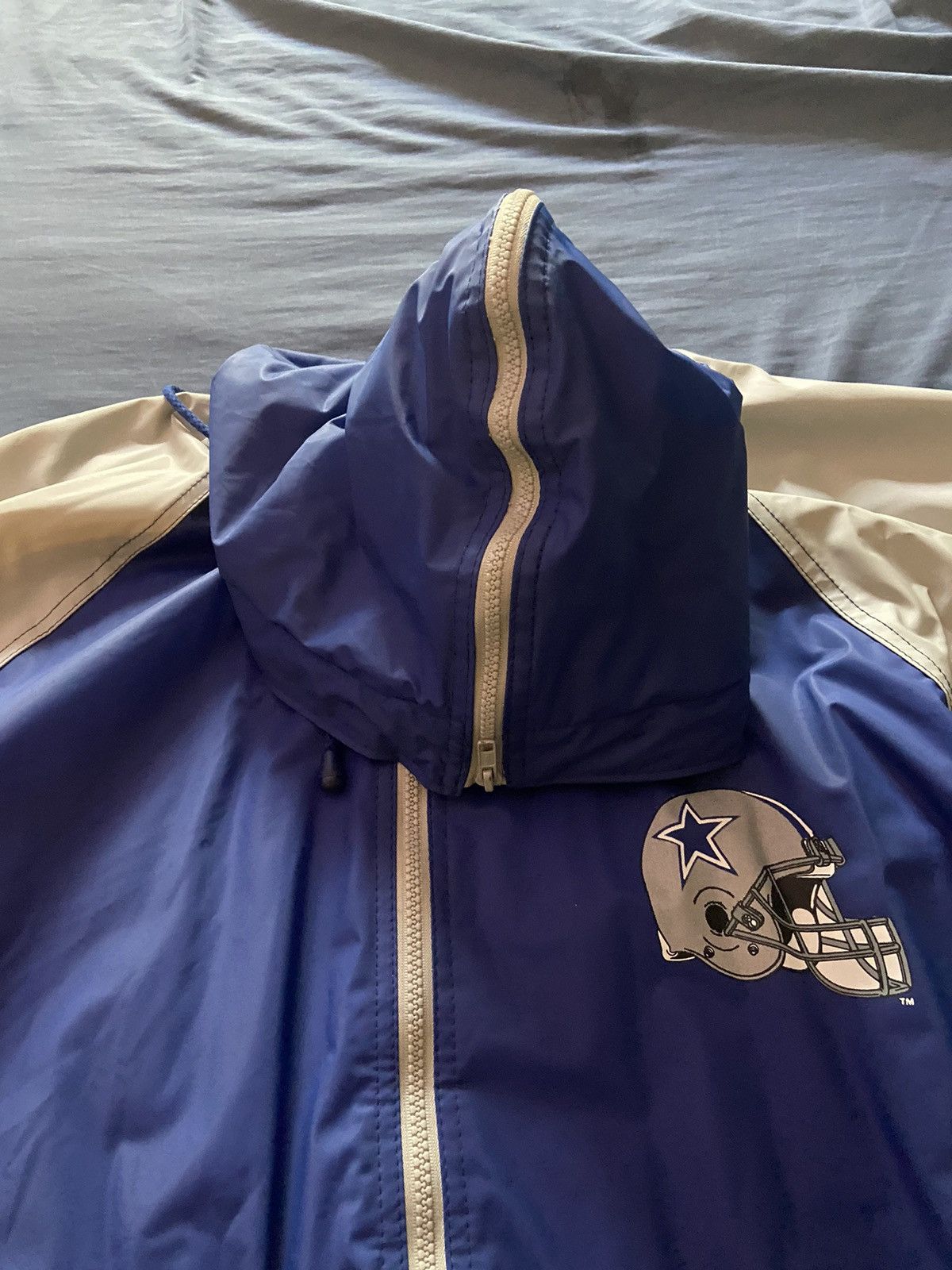 Vintage NFL Cowboys Rain Jacket/Coat Size US L / EU 52-54 / 3 - 4 Thumbnail