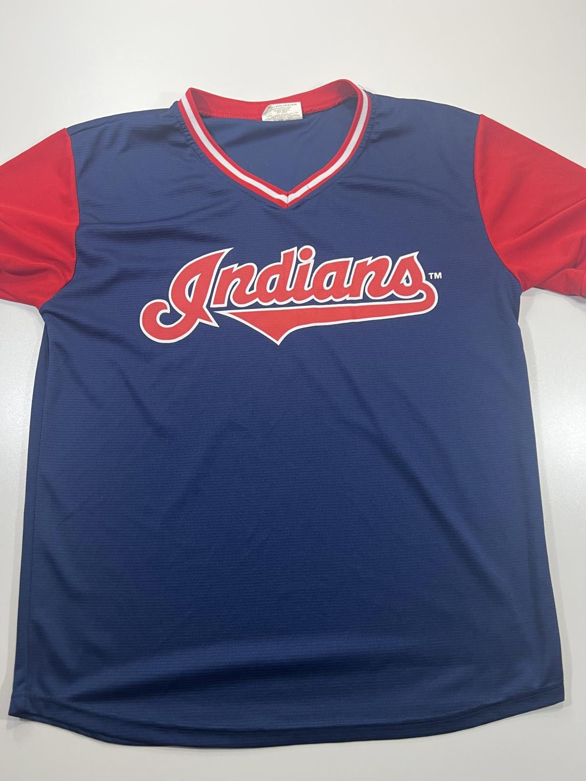Other Men's Indians Baseball Jersey - Blue and Red, Size XL Size US XL / EU 56 / 4 - 1 Thumbnail
