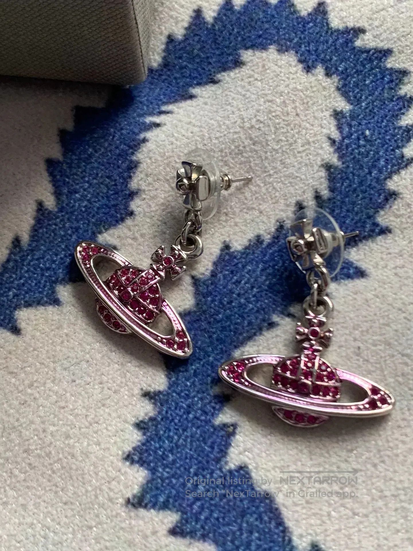 Vivienne Westwood rare vivienne westwood pink saturn earrings. Size ONE SIZE - 1 Thumbnail