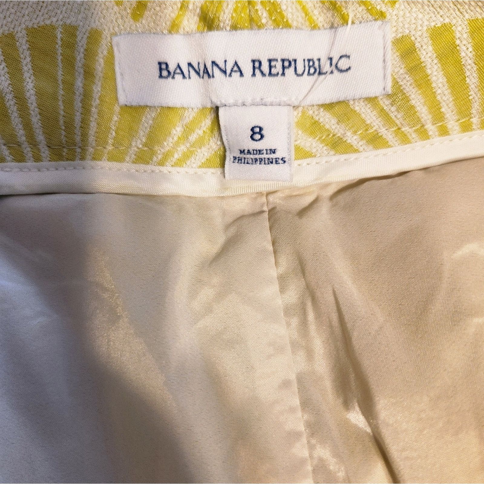 Banana Republic Banana Republic Starburst Tab waist lined shorts 8 Size 30" / US 8 / IT 44 - 6 Thumbnail