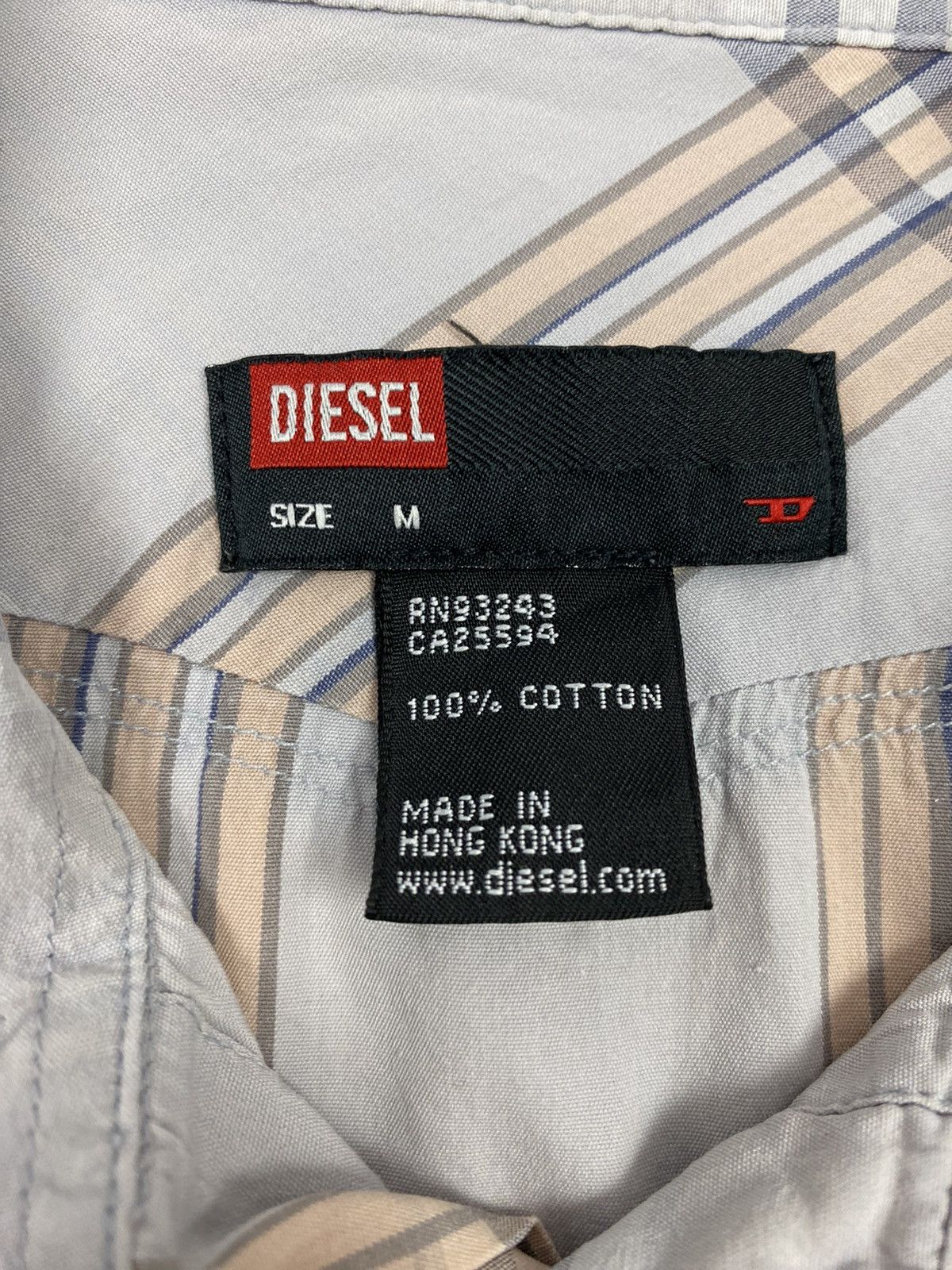 Diesel Y2K Vintage Diesel Purple Check Western Snap Button Up Shirt Size US M / EU 48-50 / 2 - 3 Thumbnail