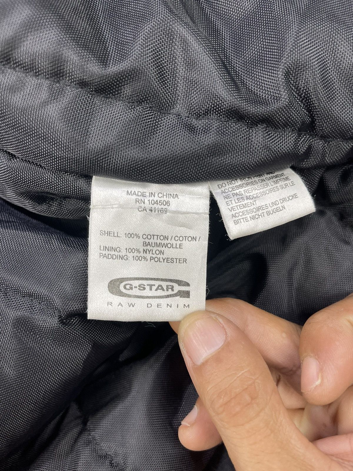 G-Star Vintage Y2k G Star Raw Denim Puffer Bombers Jackets Size US L / EU 52-54 / 3 - 16 Thumbnail