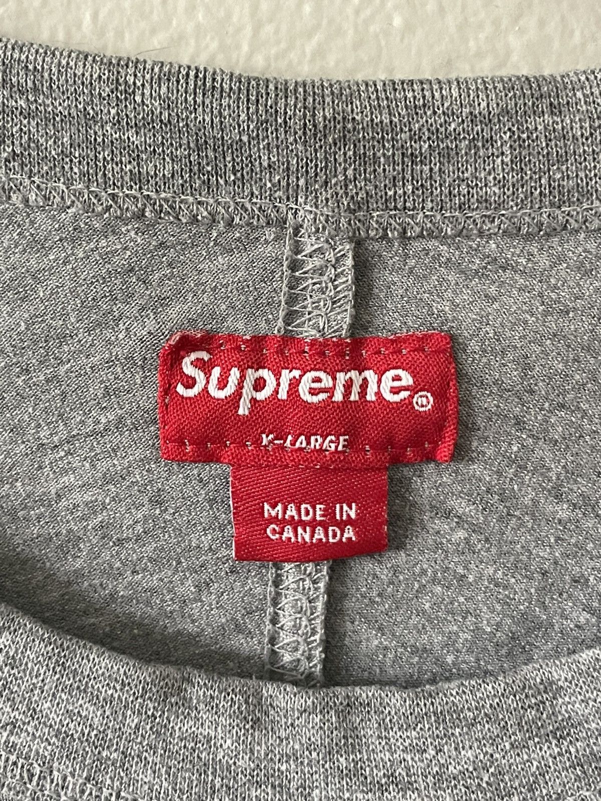 Supreme Vintage Supreme Athletic Heather Greyv Tee Size US XL / EU 56 / 4 - 2 Thumbnail