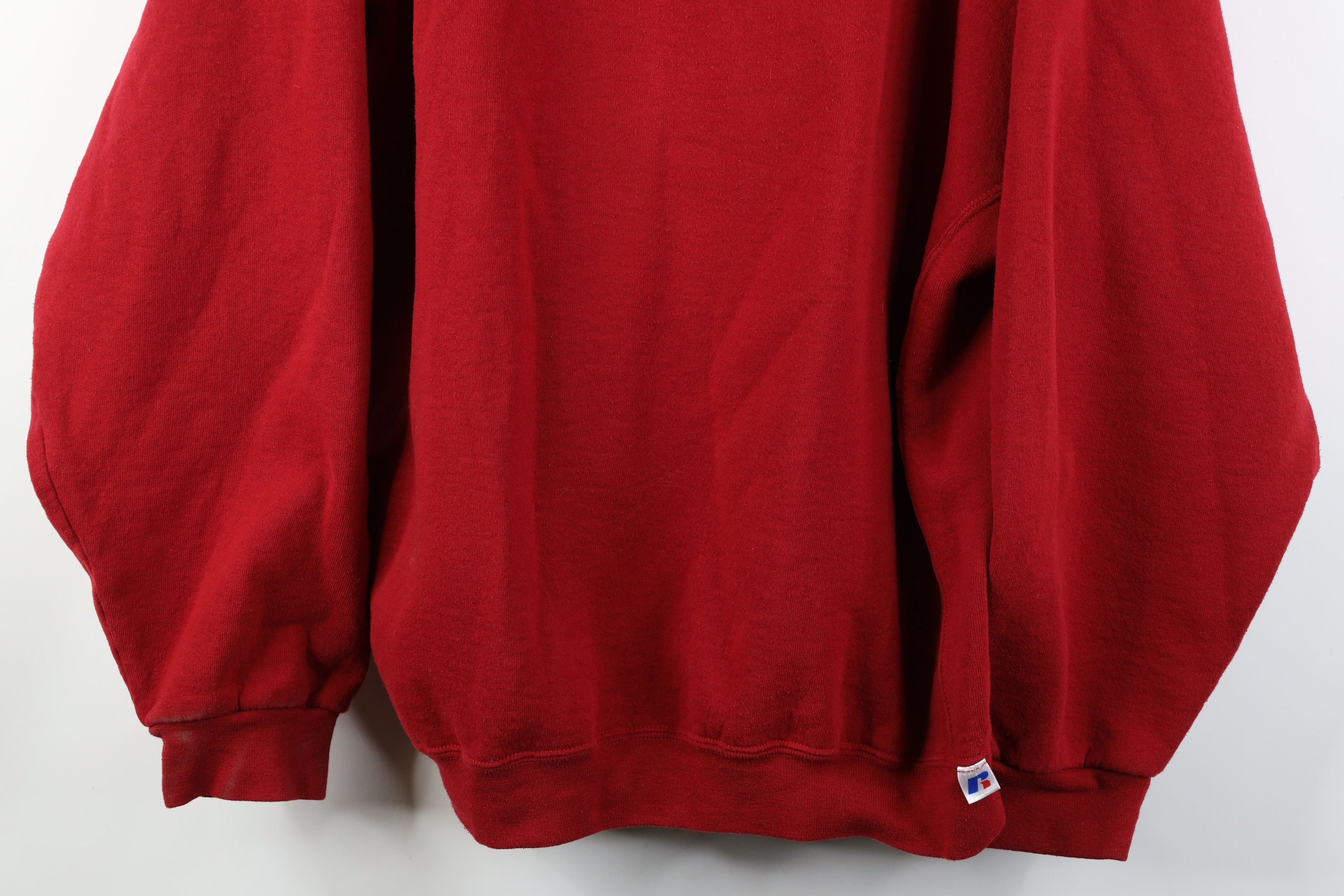 Russell Athletic Vintage 90s Y2K Russell Athletic Crewneck Sweatshirt Red Size US XXL / EU 58 / 5 - 3 Thumbnail