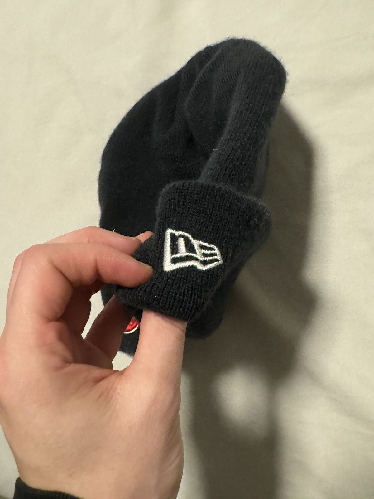 Supreme New Era Script Beanie 紺 s-l400.jpg