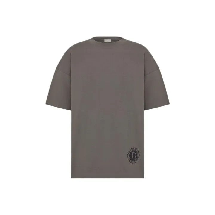 Dior Dior Gray Logo Printed Short Sleeve T-Shirt 0079 Size US S / EU 44-46 / 1 - 1 Thumbnail