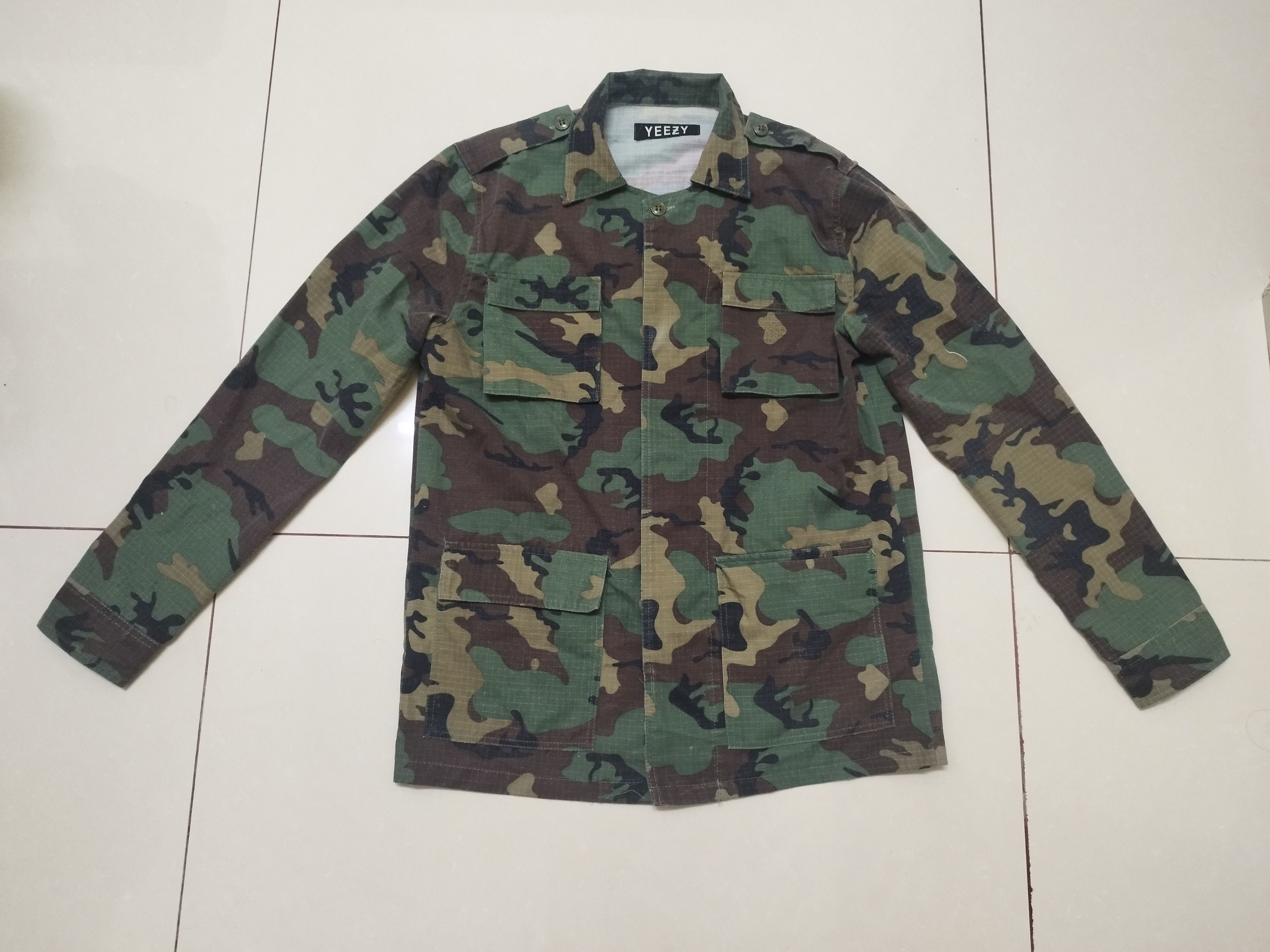 Yeezy Kanye West Pablo Green Military Jacket Size US L / EU 52-54 / 3 - 4 Thumbnail