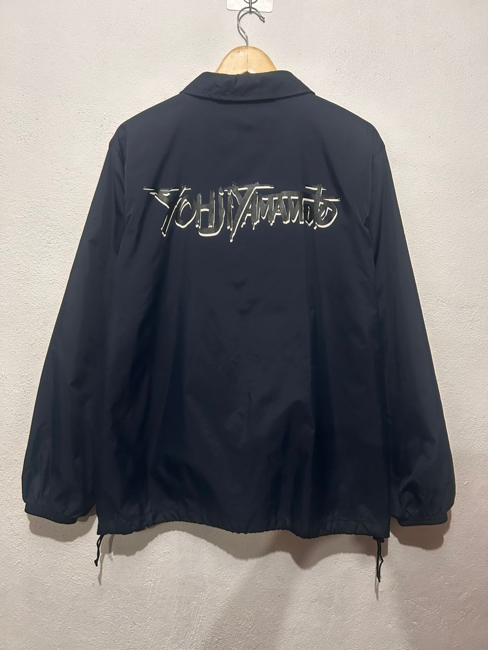 Ground Y Yohji Yamamoto Ground Y Coach Jacket Navy Blue Size US L / EU 52-54 / 3 - 1 Thumbnail