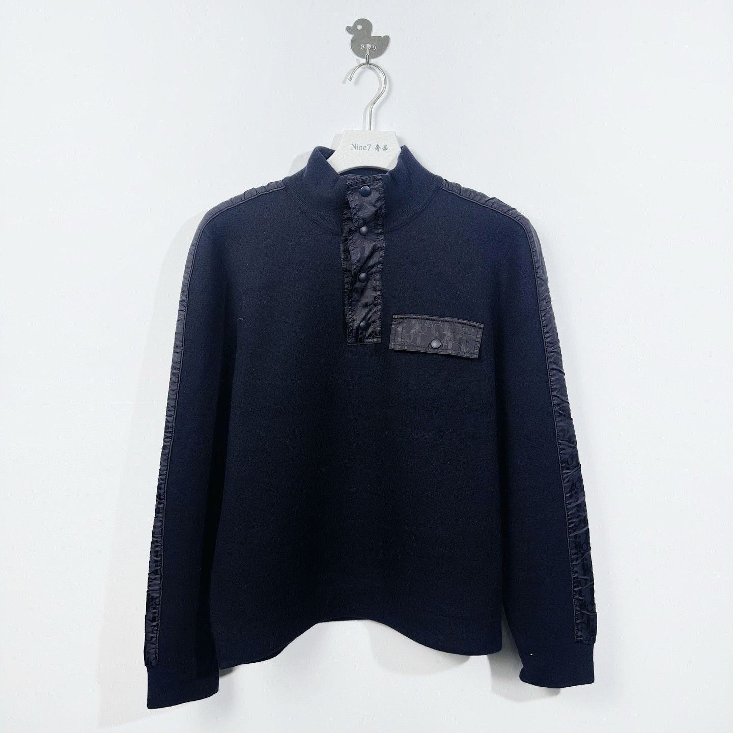 Dior Dior Oblique Panel Mock Neck Sweater Size XL Size US XL / EU 56 / 4 - 1 Thumbnail