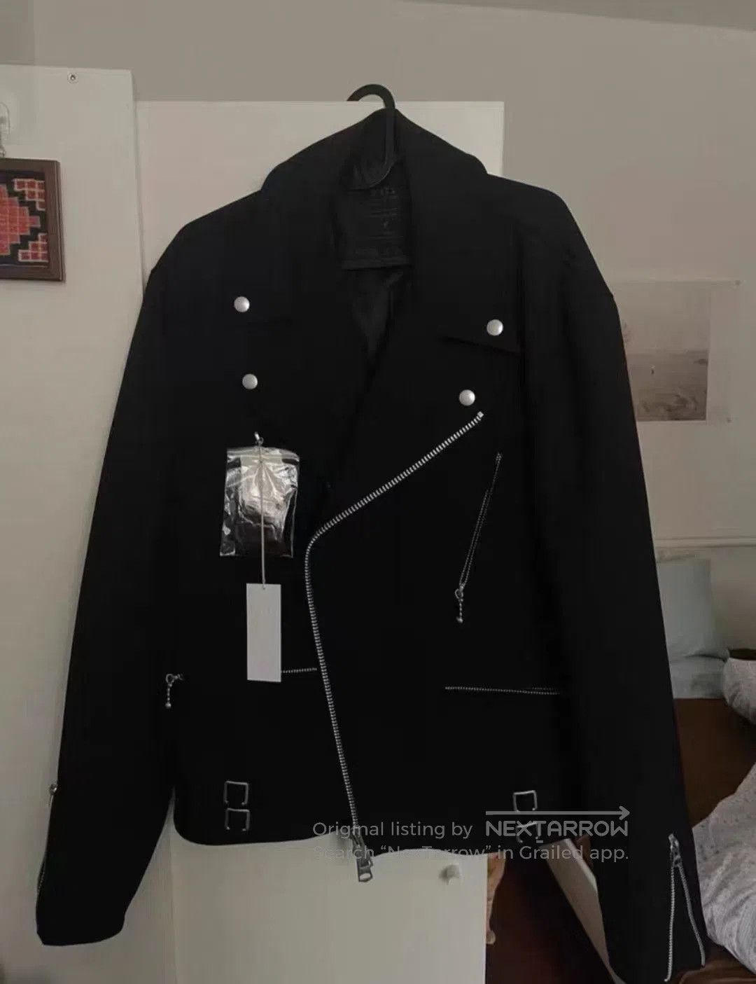 Yohji Yamamoto Yohji Yamamoto SYTE Black Biker Jacket . Size US L / EU 52-54 / 3 - 8 Thumbnail