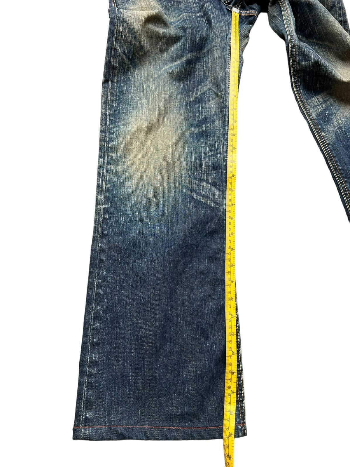 Edwin Vintage Edwin 503 Faded Distressed Rusty Denim Jeans 32x29 Size US 32 / EU 48 - 12 Thumbnail