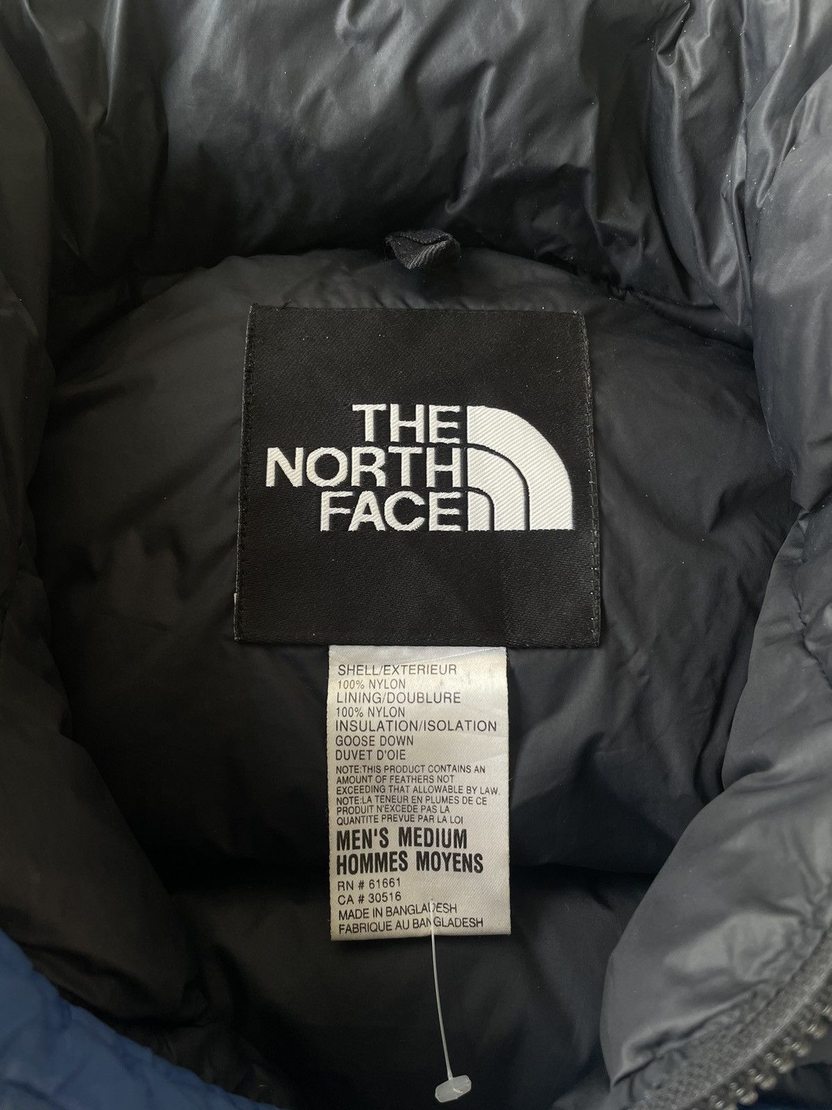The North Face × Vintage The NorthFace 700 Blue Nuptse Vintage Puffer Jacket Size US M / EU 48-50 / 2 - 12 Thumbnail