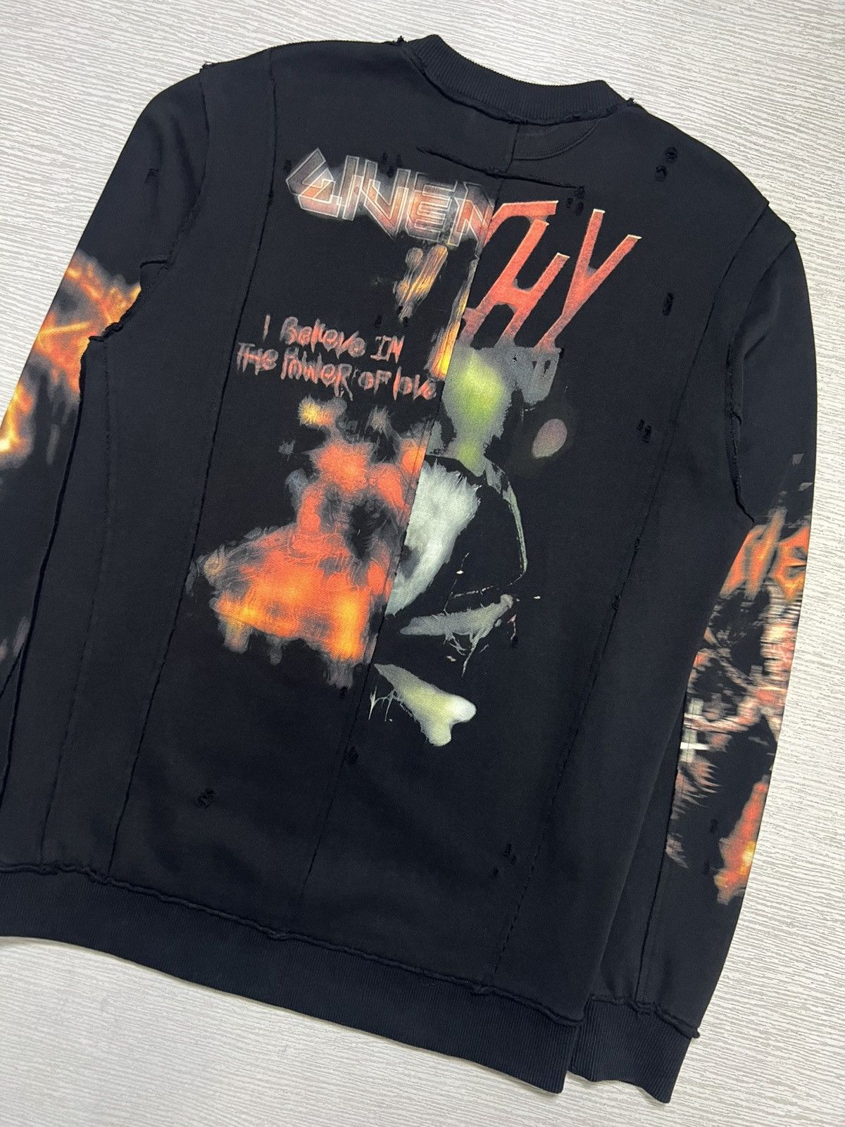 Givenchy Givenchy - Riccardo Tisci - Heavy Metal Logo Sweatshirt Size US S / EU 44-46 / 1 - 16 Thumbnail