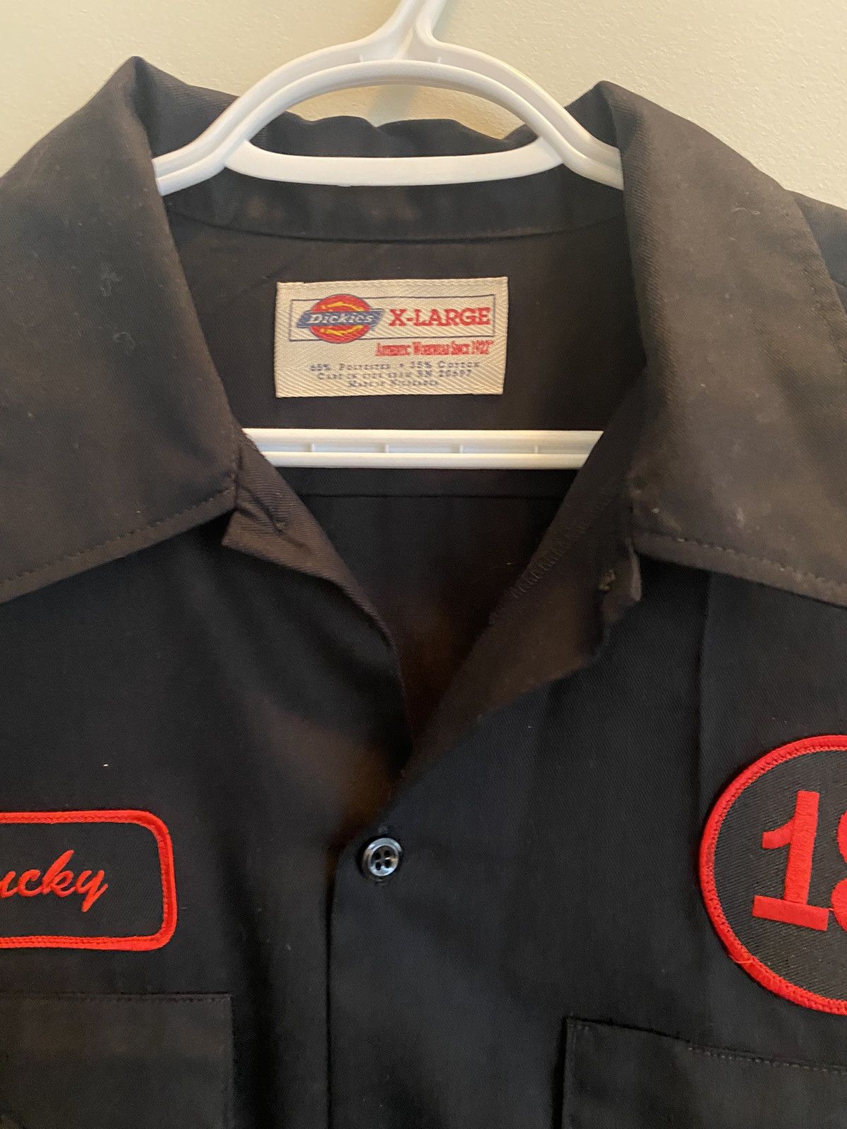 Japanese Brand × Vintage Vintage Lucky 13 Dickies Choppers Work Shirt Size US XL / EU 56 / 4 - 3 Thumbnail
