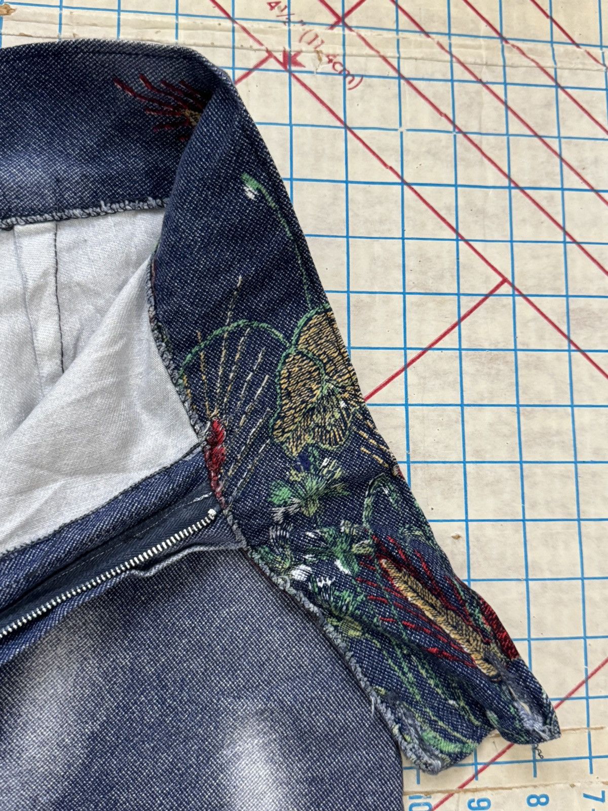 Vintage Vintage Crazy Bell Bottom Embroidered Pants 70’s Flare Size US 32 / EU 48 - 7 Thumbnail