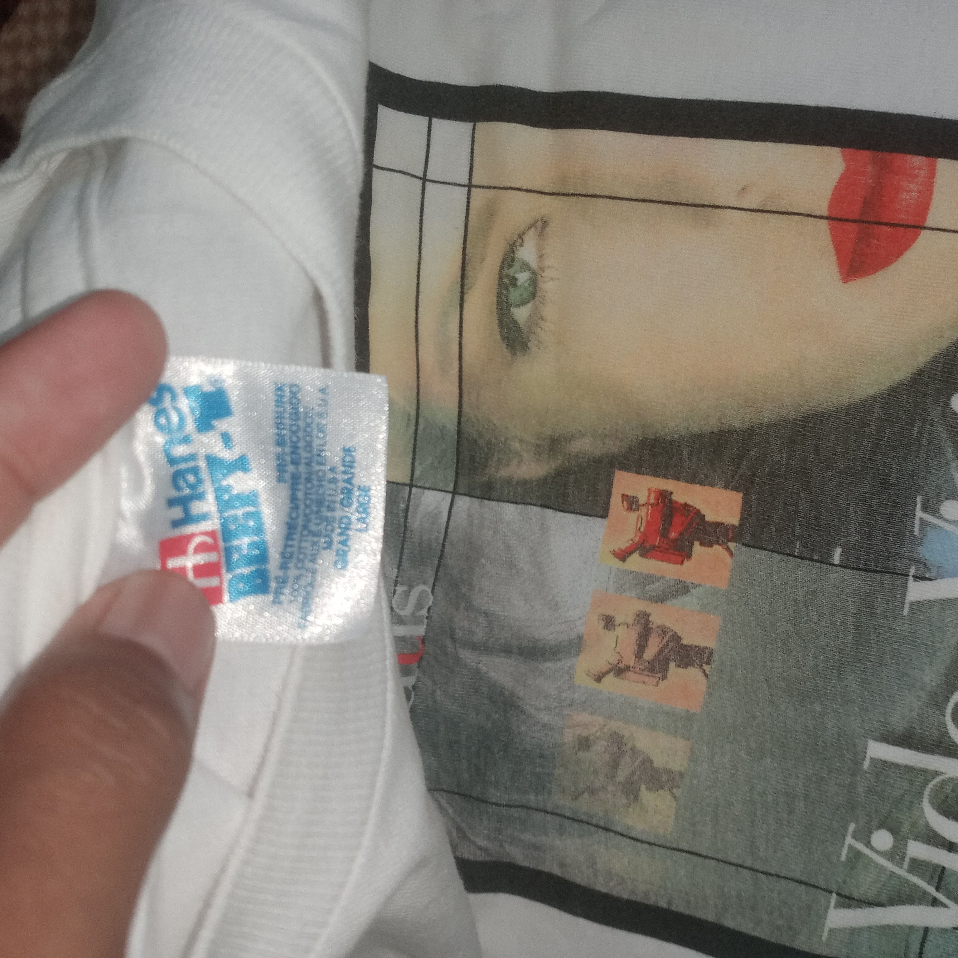 Hanes × Vintage rare vintage tee video vision radius Size US L / EU 52-54 / 3 - 4 Thumbnail