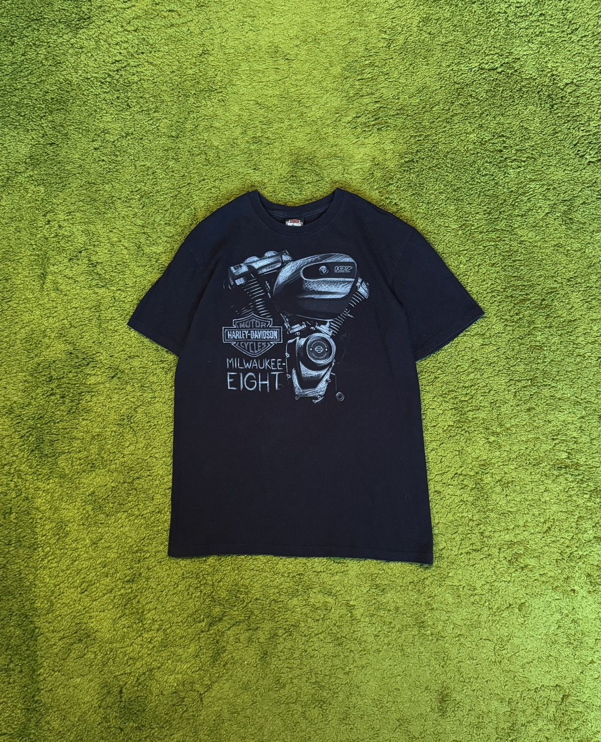 Harley Davidson × Vintage Harley Davidson vintage big logo biker t-shirt Size US L / EU 52-54 / 3 - 10 Thumbnail