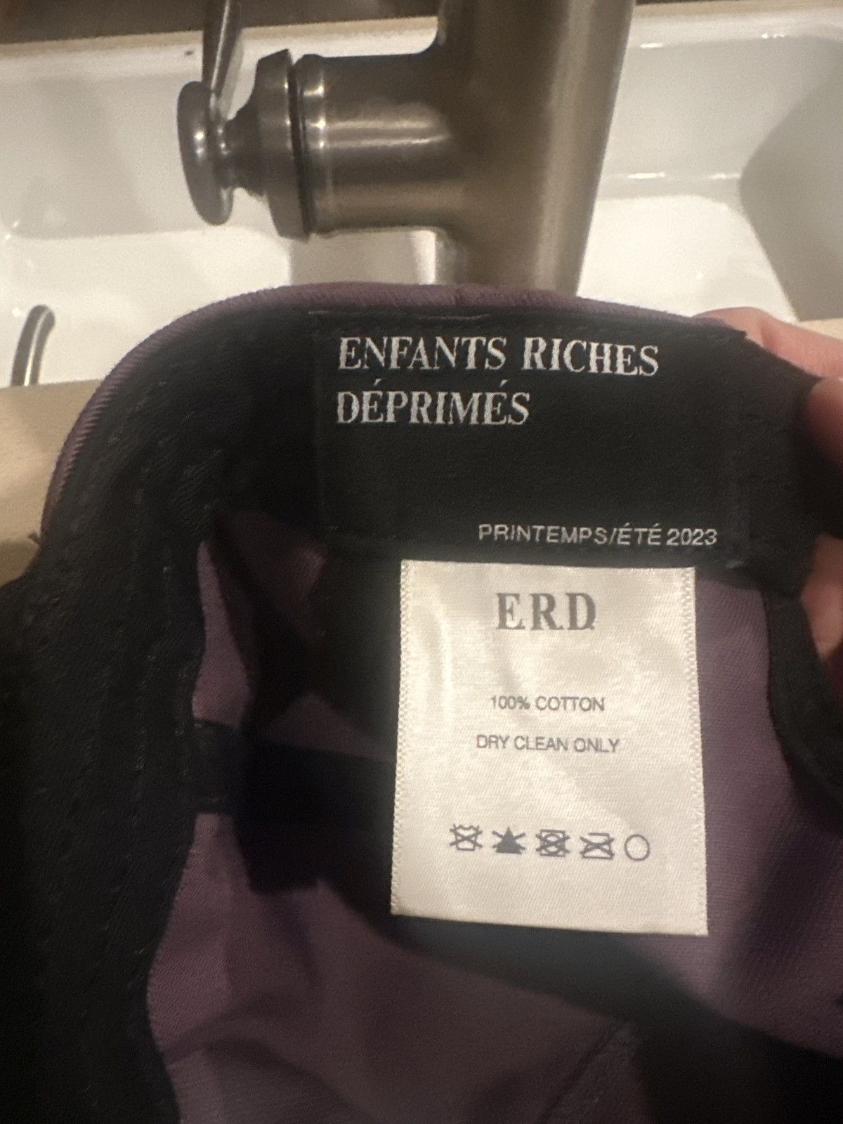 Enfants Riches Deprimes Enfants Riches Deprimes Cat Logo 5 Panel Hat Size ONE SIZE - 8 Thumbnail