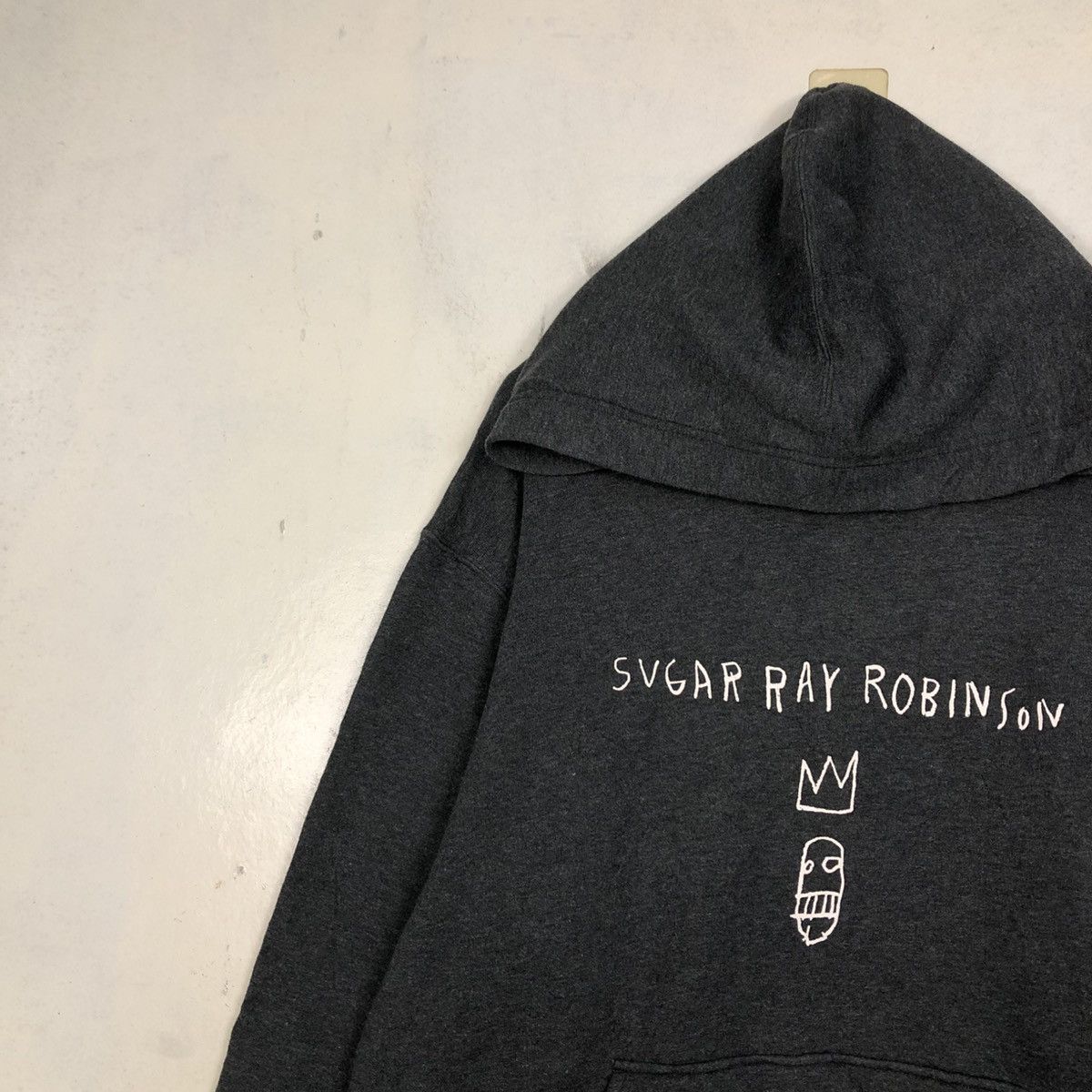 Jean-Michel Basquiat 📌Hoodie Pull Over Jean Michel Basquats Big Logo Size US M / EU 48-50 / 2 - 9 Thumbnail