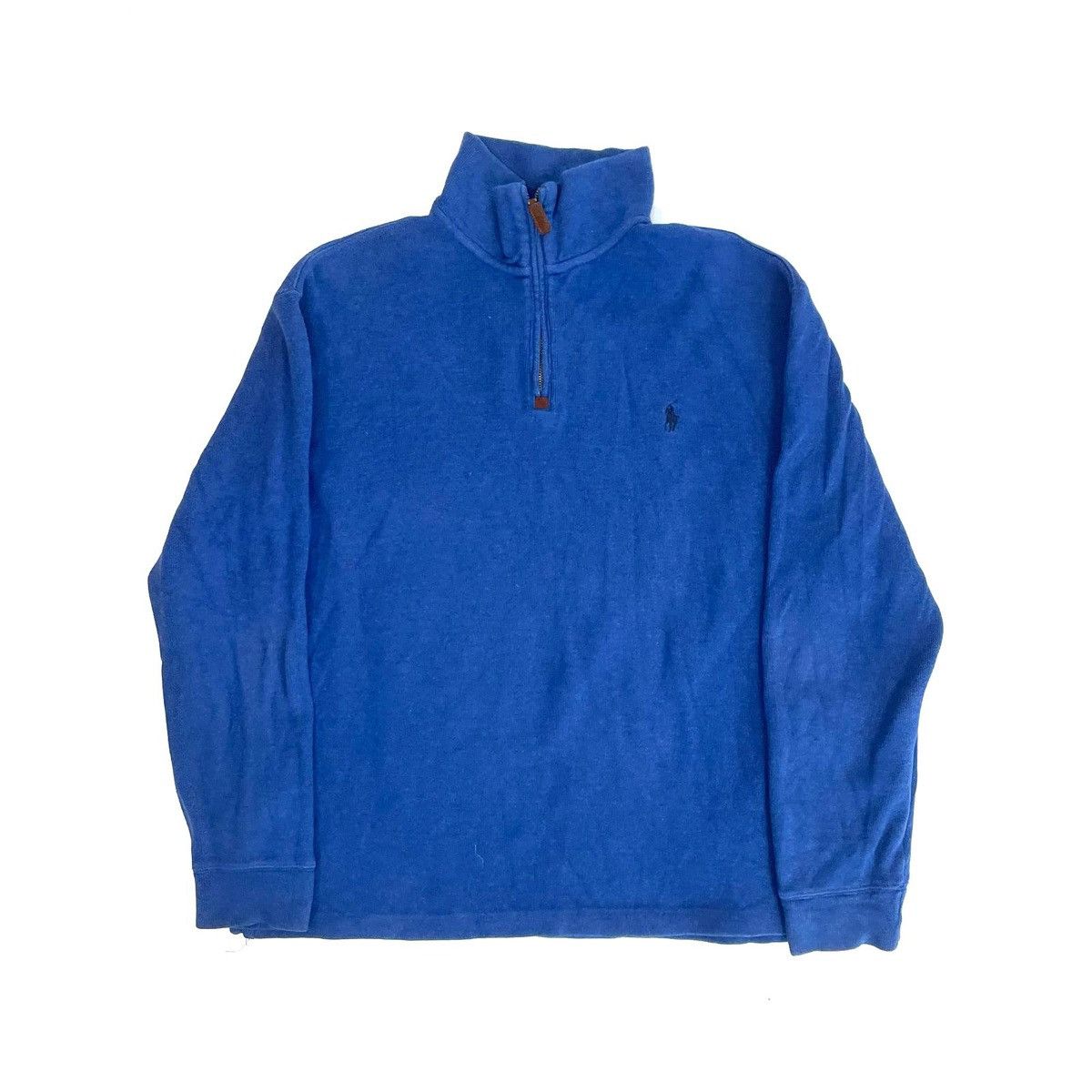 Polo Ralph Lauren Polo Ralph Lauren Navy Half Zip Sweater Jumper Designer Size US M / EU 48-50 / 2 - 1 Thumbnail