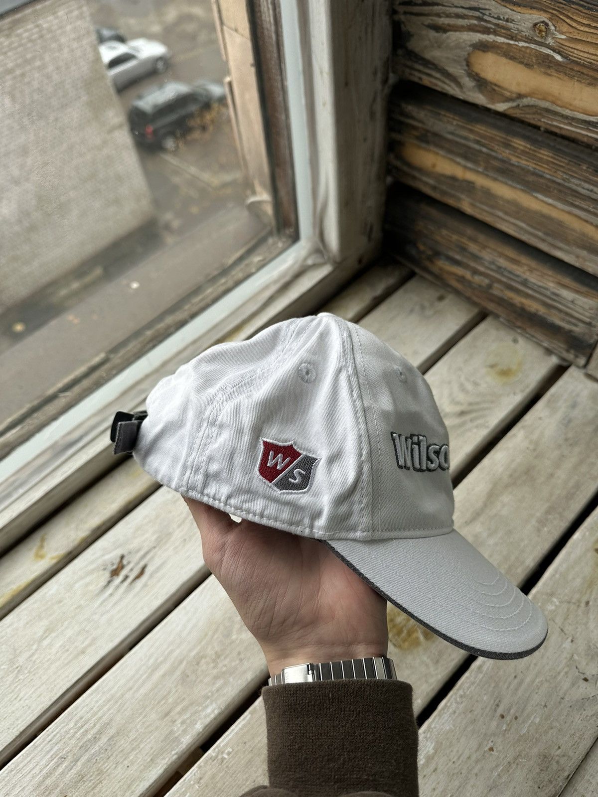 Vintage × Wilson 🚨Wilson STUFF Performance Cap Y2K big logo vintage tennis Size ONE SIZE - 2 Thumbnail