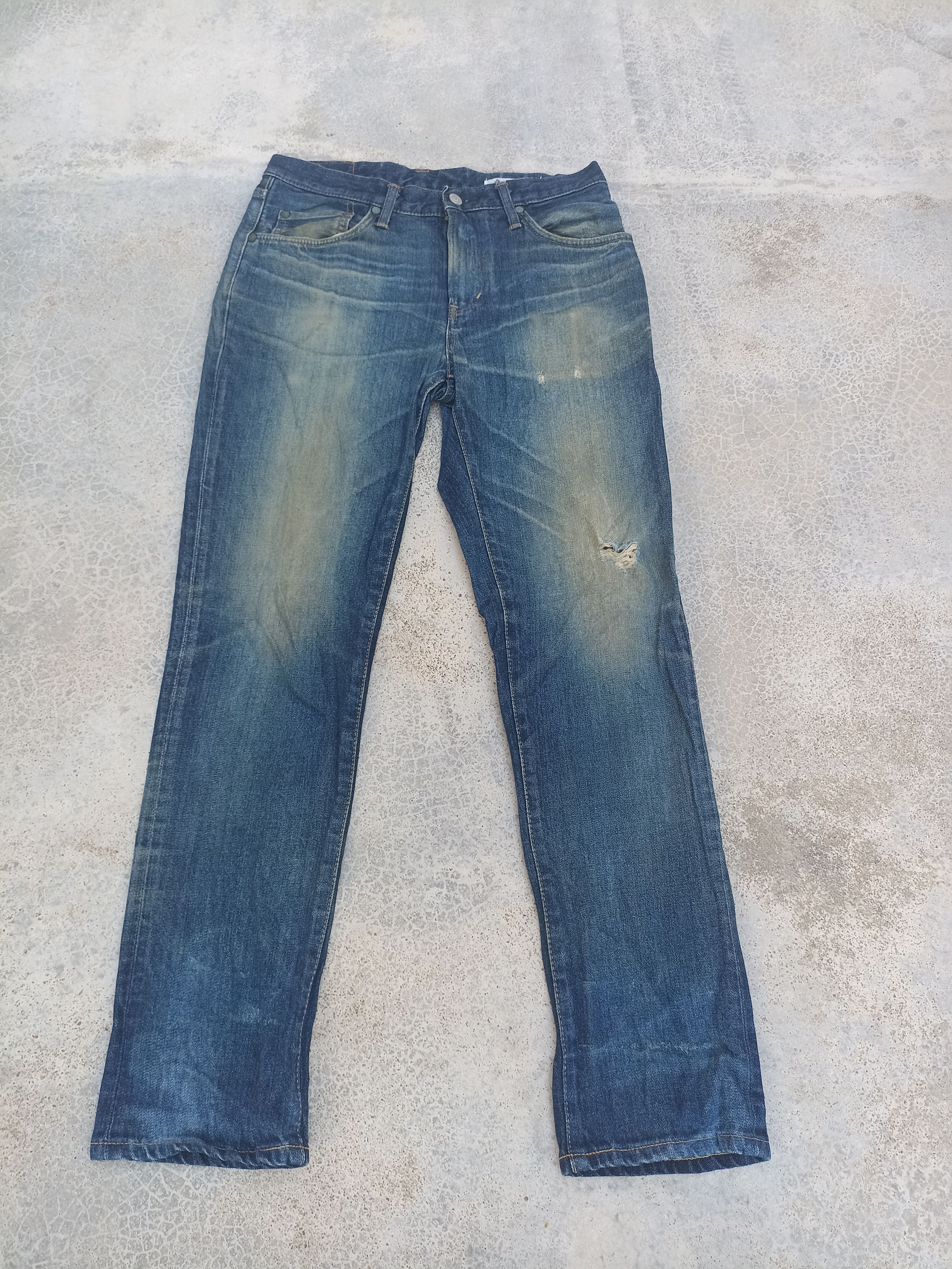 Beauty Beast Vintage Edwin jeans distressed If six was nine Size US 30 / EU 46 - 1 Thumbnail