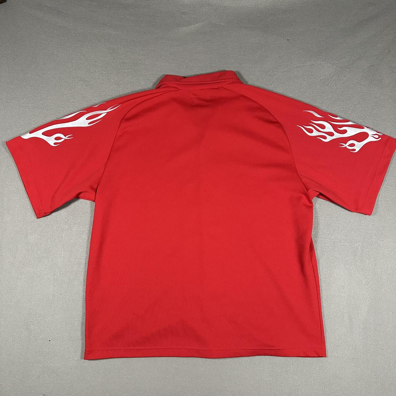 Other Vintage Y2k Chrome Flame Sleeve Button up Size US L / EU 52-54 / 3 - 2 Thumbnail
