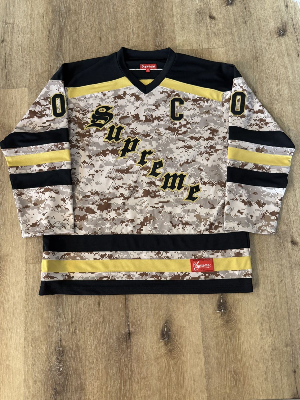 トップス Supreme Fire & Ice Hockey Jersey Supreme Fire & Ice Hockey Jersey Black Men's - FW25 - US