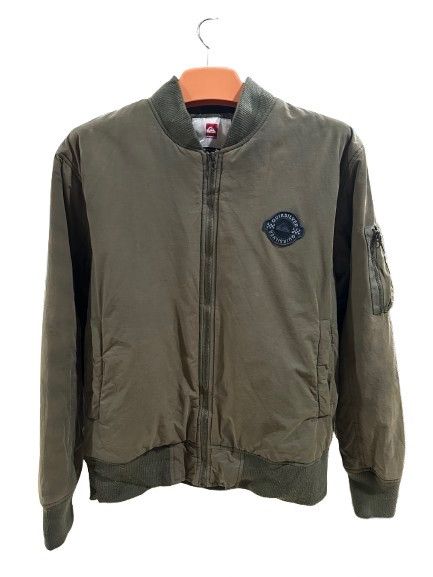 Quiksilver Vintage Distressed Quiksilver Bomber Jacket Size US XL / EU 56 / 4 - 1 Thumbnail