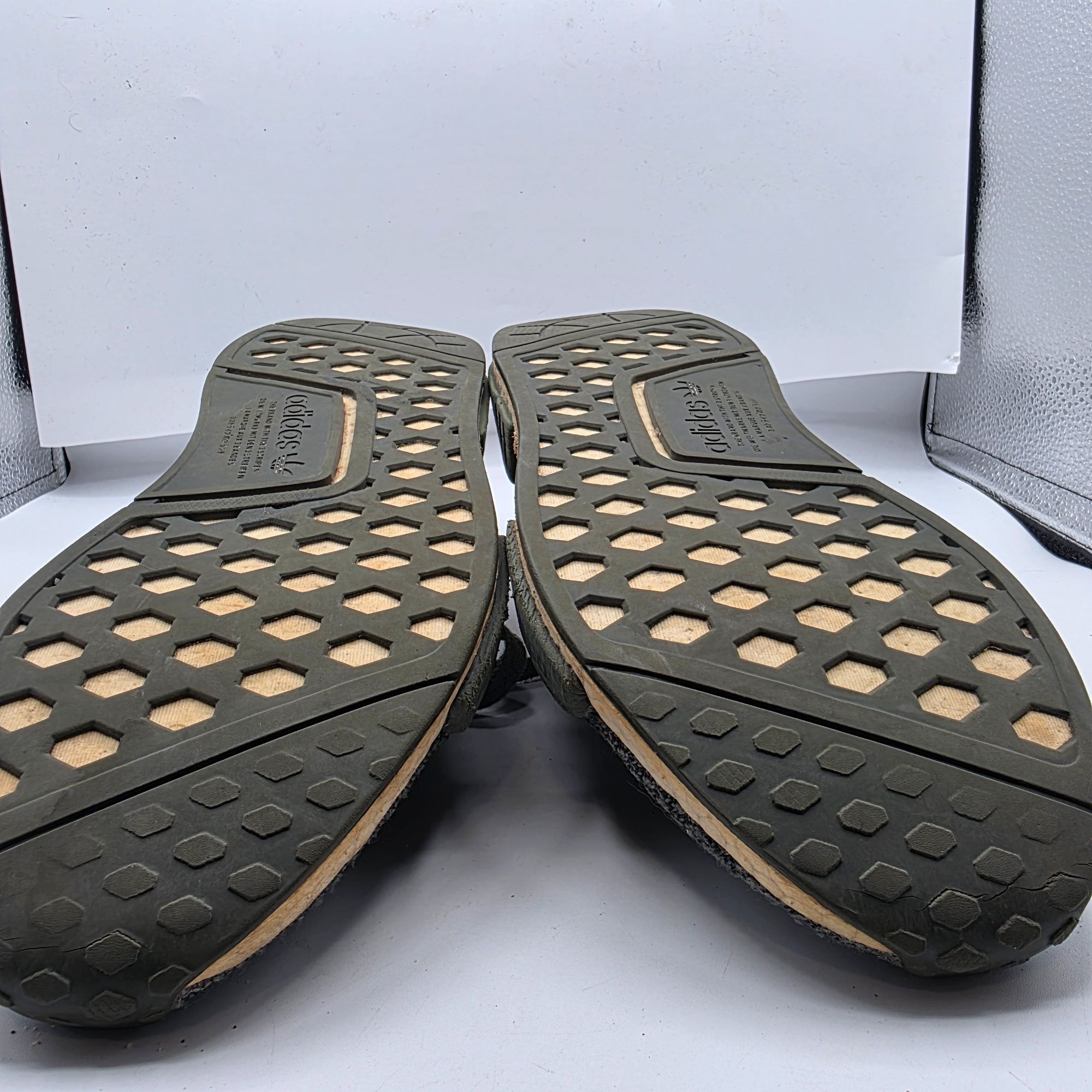 Adidas Adidas NMD R1 Night Cargo Mens Size 9.5 Green Casual Athleti Size US 9.5 / EU 42-43 - 11 Thumbnail
