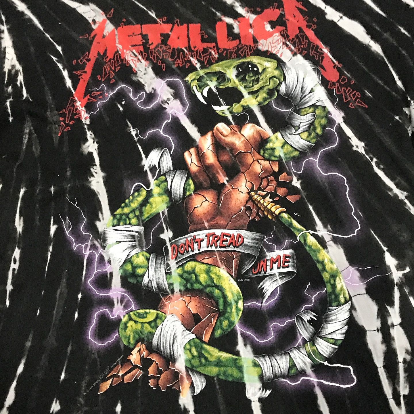 Metallica × Vintage 1998 metallica dont tread on me dye t shirt Size US L / EU 52-54 / 3 - 3 Thumbnail