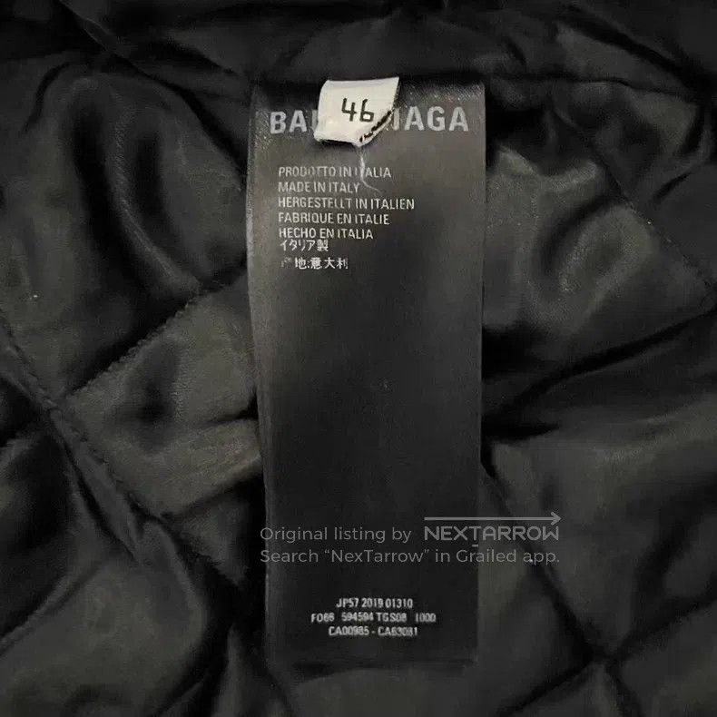 Balenciaga Balenciaga Motorcycle Leather Jacket Size US S / EU 44-46 / 1 - 4 Thumbnail